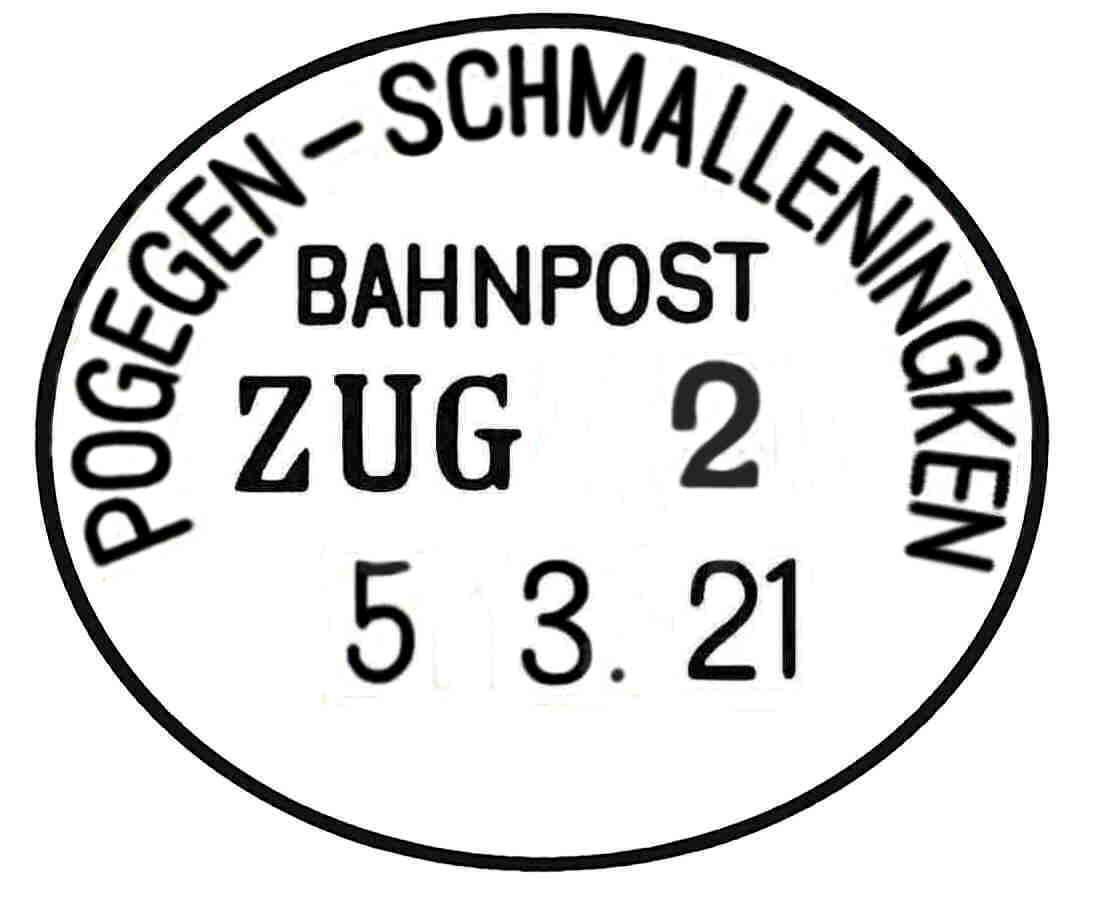POGEGEN-SCHMALLENINGKEN BAHNPOST