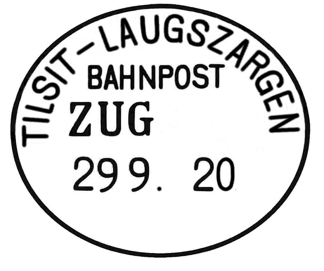 TILSIT-LAUGSZARGEN BAHNPOST